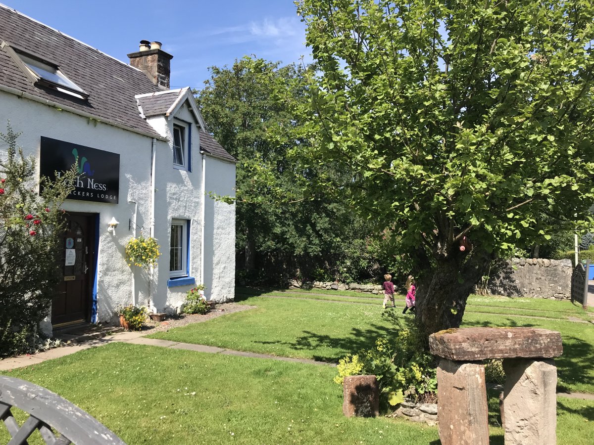 Front garden at Coiltie Farmhouse